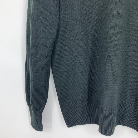 Parker Mens Small V-neck Pullover Sweater Black Preppy Casual Business NEW - Picture 2 of 9